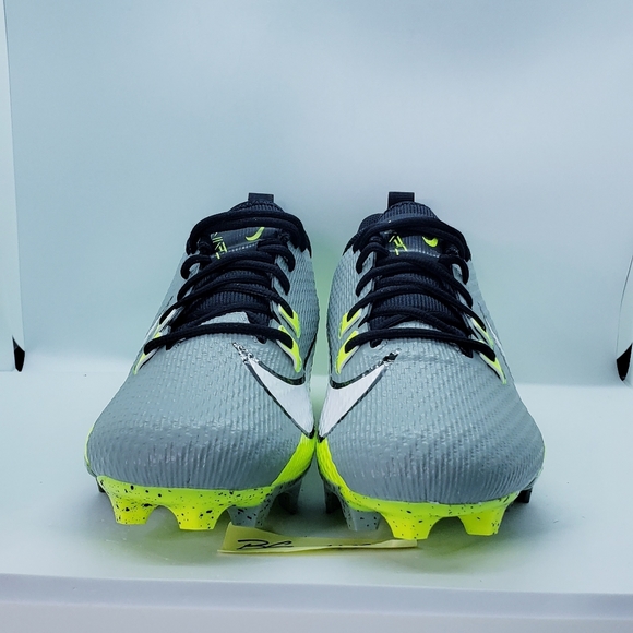 Nike Vapor Edge Speed 360 2 Football Cleats Grey Volt Men's SIZE 11 FB8446-303 - Picture 6 of 10